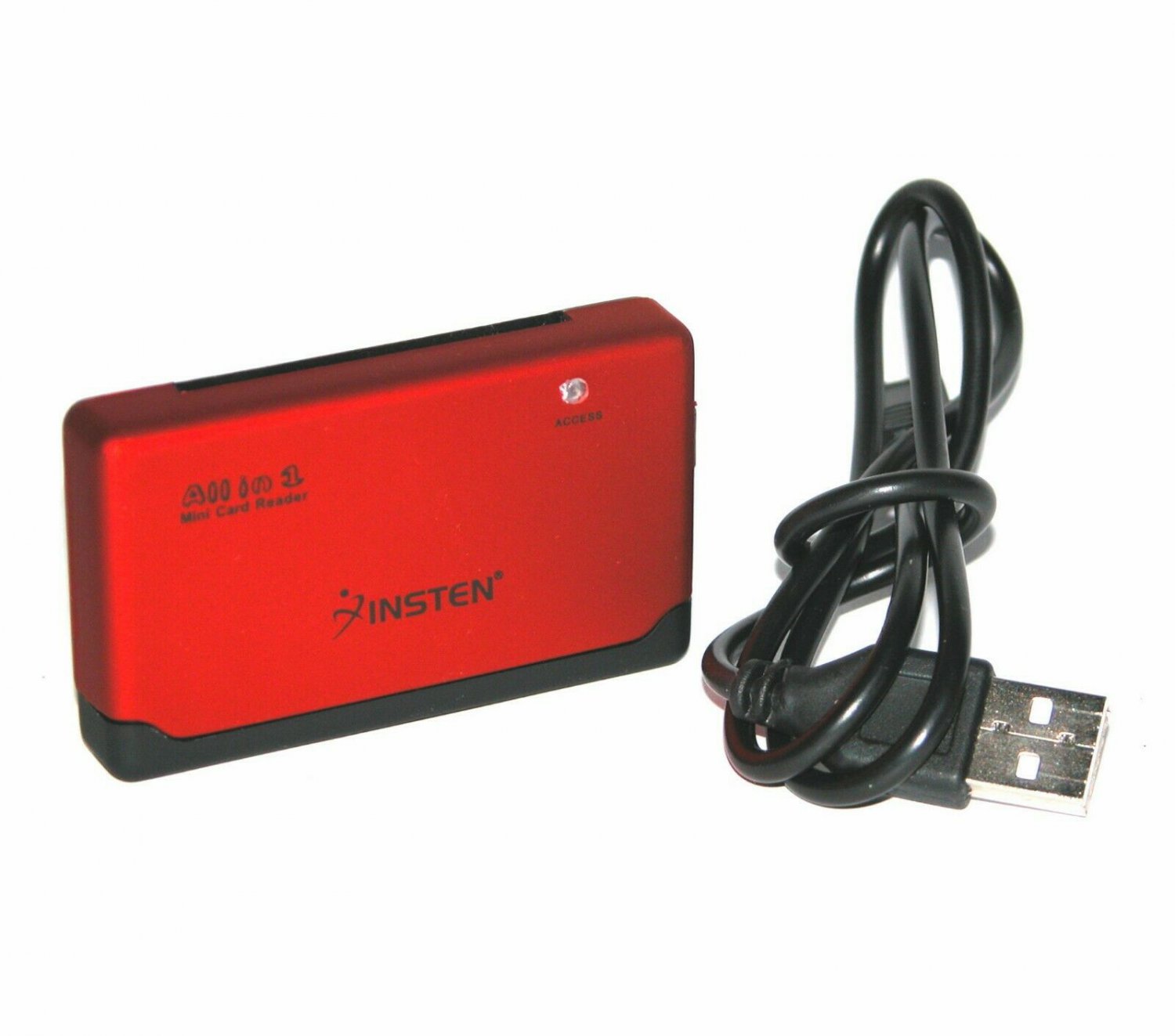 Insten USB 2.0 All in One Memory Card Reader - CF/SD & xD, MS,MicroSD