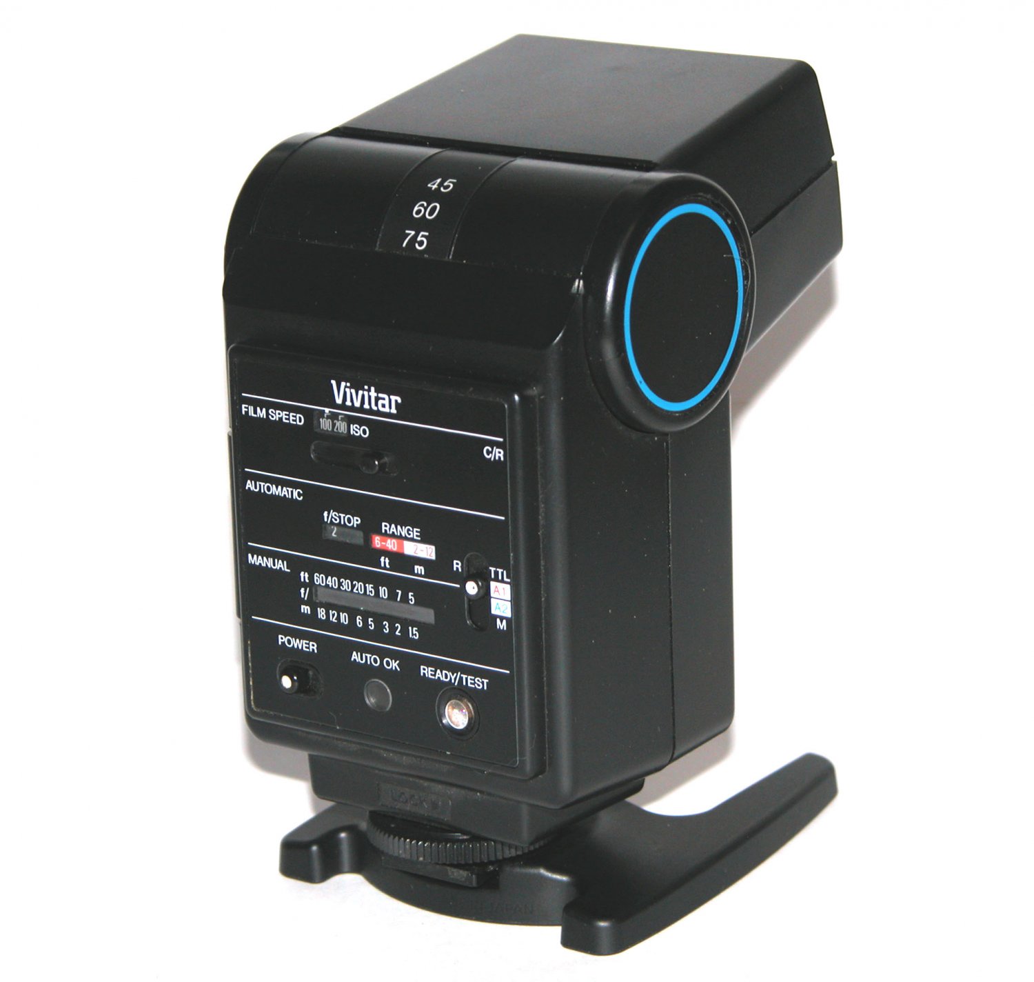 Vivitar 550FD Shoe Mount Flash Dedicated For Minolta/Pentax/Olympus