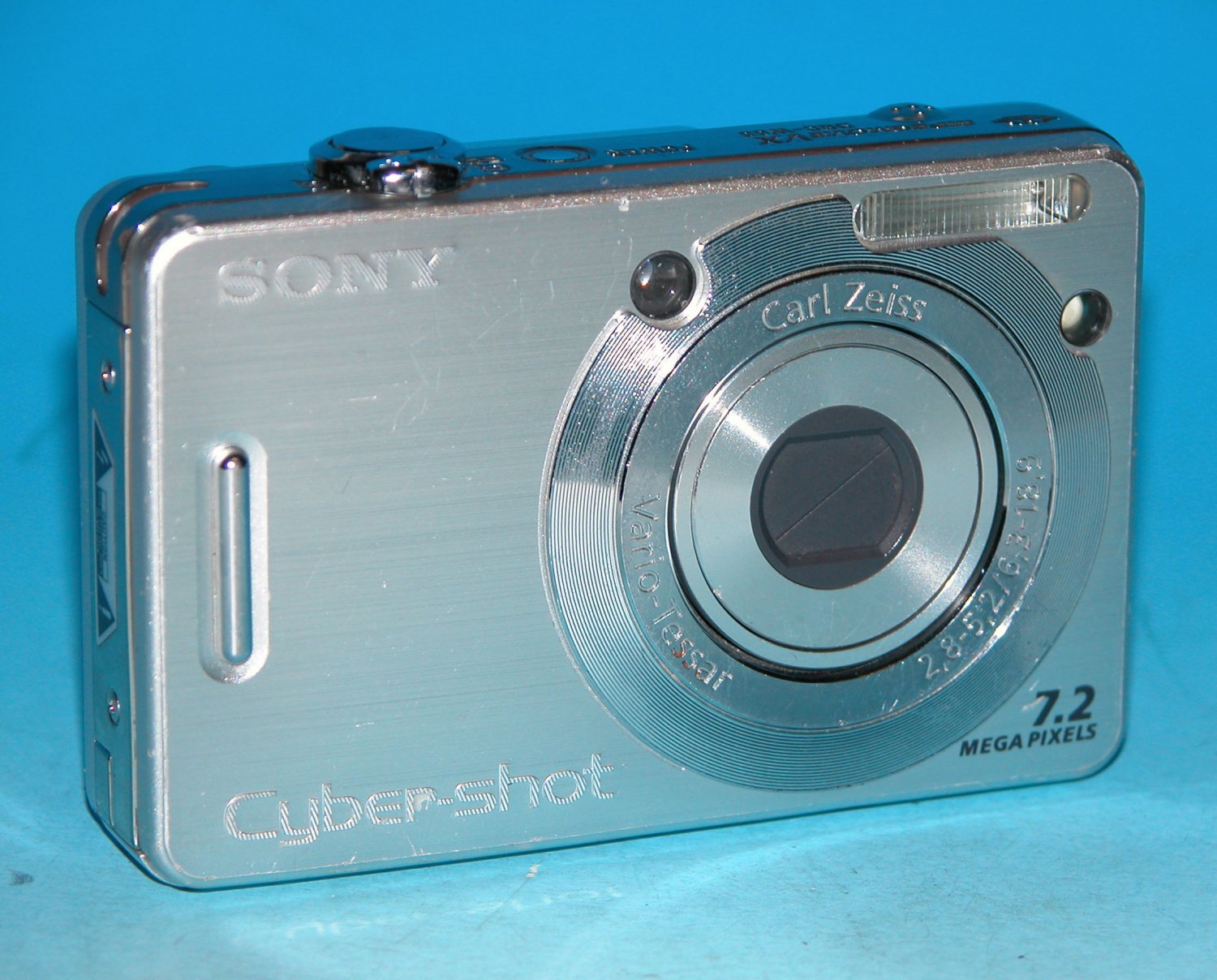 Sony Cybershot DSCW55 7.2MP Digital Camera Silver 6571