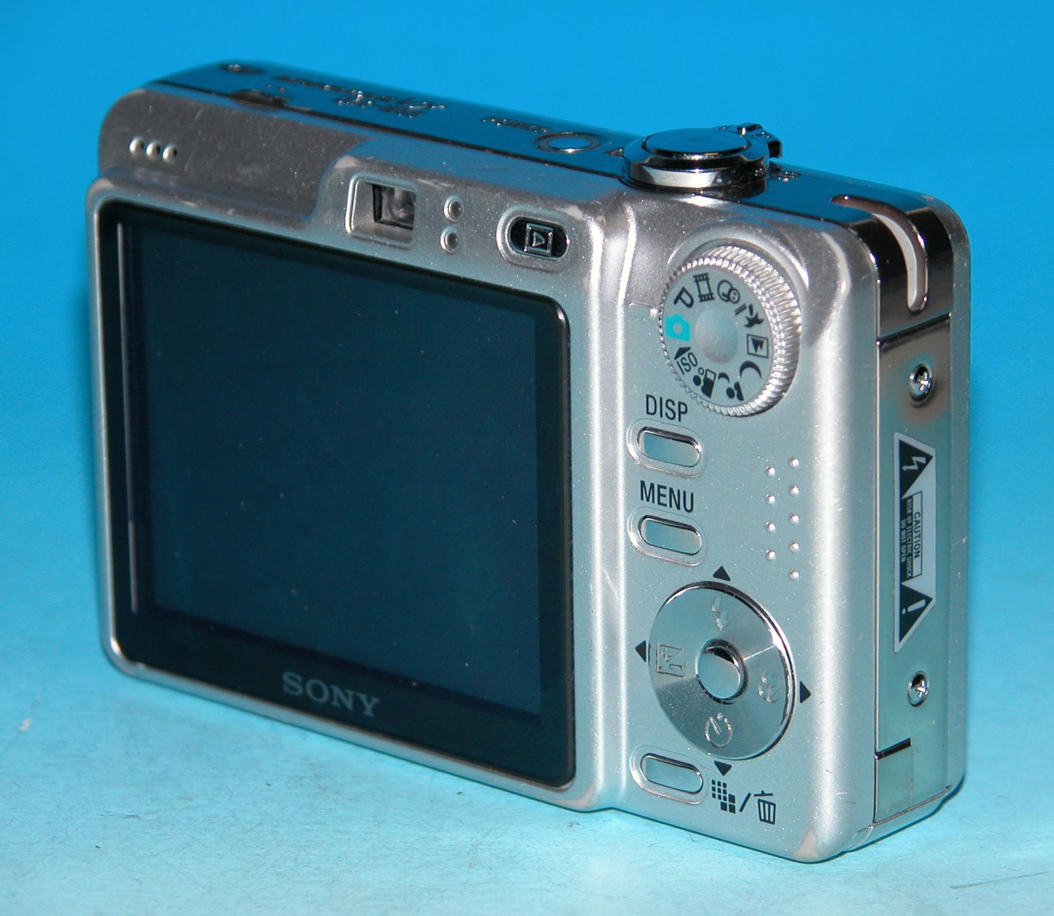 Sony Cyber-shot DSC-W55 7.2MP Digital Camera - Silver #6571