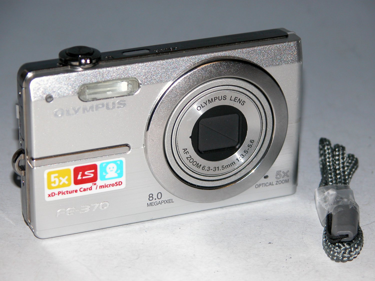 Olympus FE-370 8.0MP Digital Camera - Silver #1814