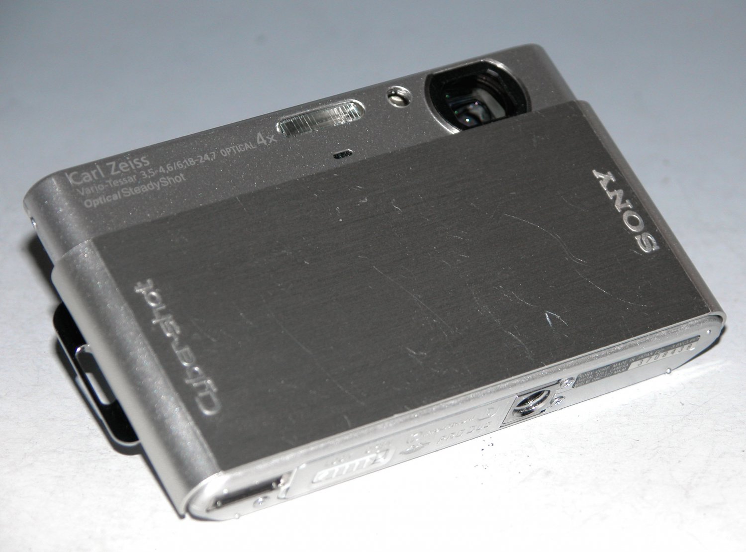 Sony Cybershot DSCT77 10.1MP Digital Camera Silver 8438