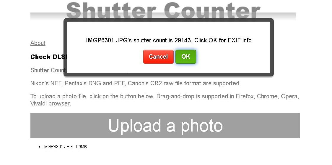 Pentax ist DL 6.1MP Digital SLR Camera (Body Only #5790) - Shutter