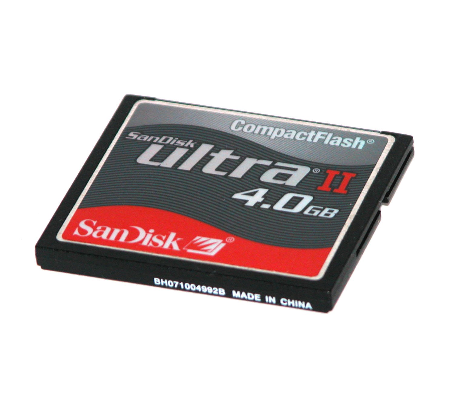 SanDisk Ultra II 4GB CompactFlash Card #4992