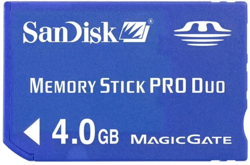 SanDisk 4GB Memory Stick PRO Duo Flash Memory Card