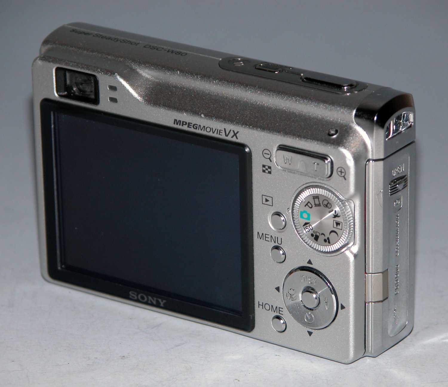 Sony Cyber-shot DSC-W80 7.2MP Digital Camera - Silver #0662