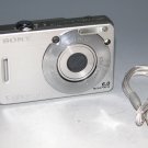 Sony Cyber-shot DSC-W50 6.0MP Digital Camera - Silver #9970