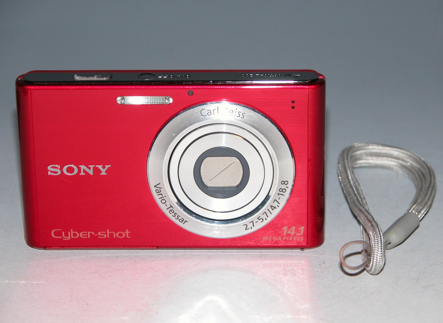 Sony Cybershot DSCW330 14.1MP Digital Camera Red 2828