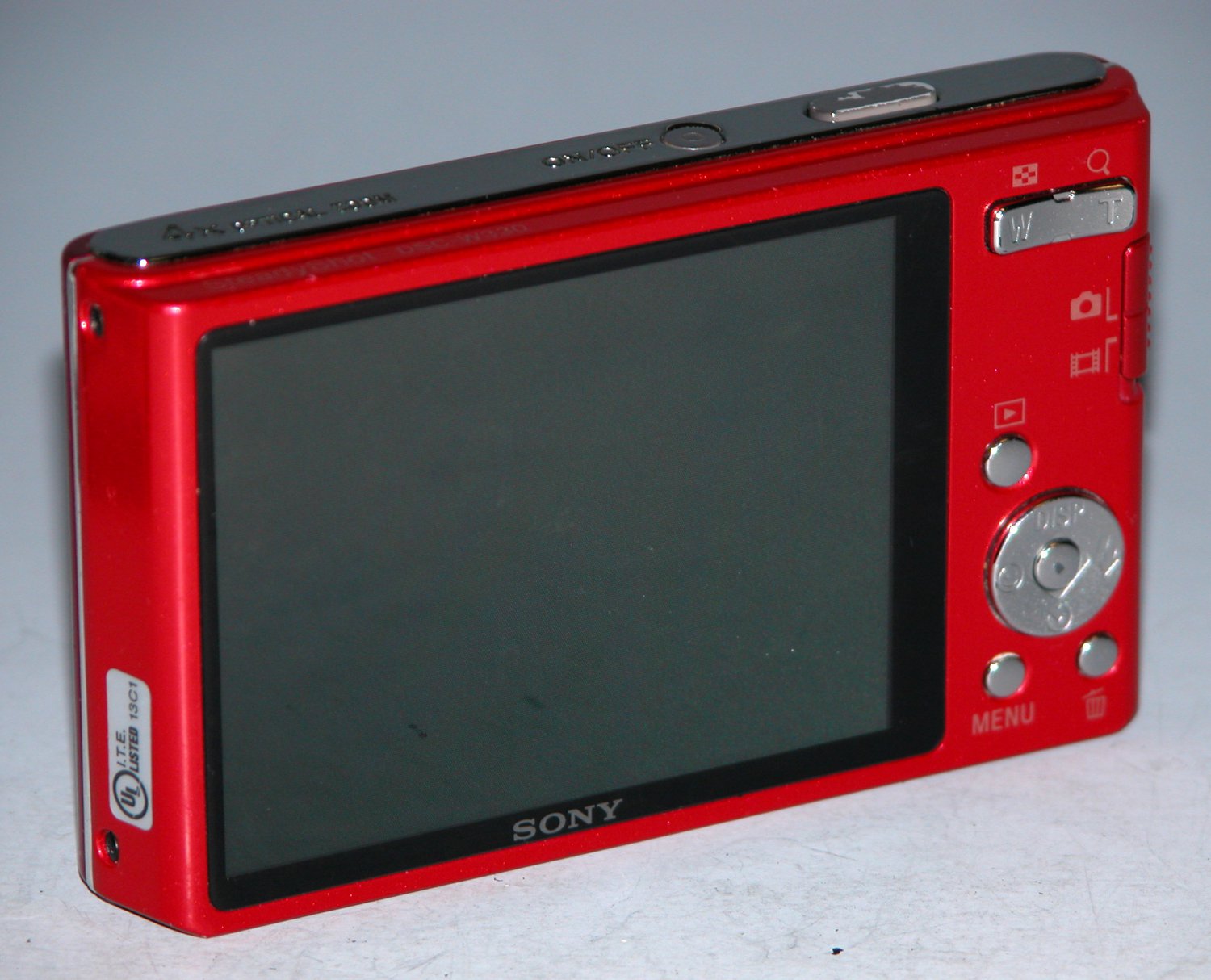 Sony Cybershot DSCW330 14.1MP Digital Camera Red 2828