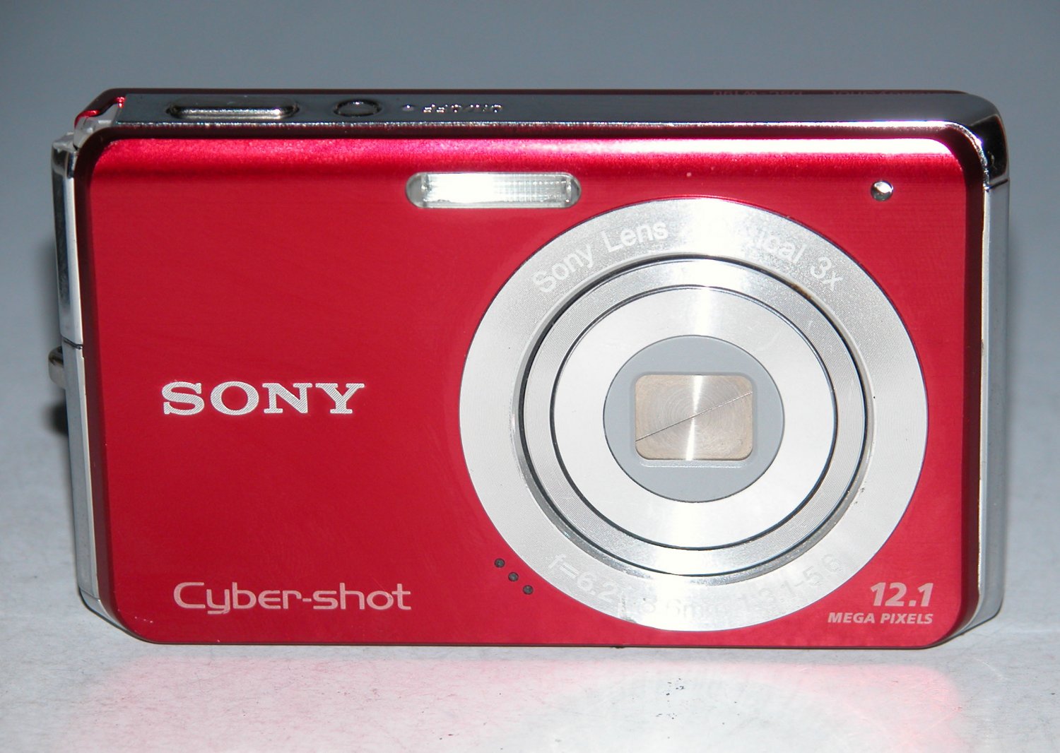 Sony Cybershot DSCW190 12.1MP Digital Camera Red 2370