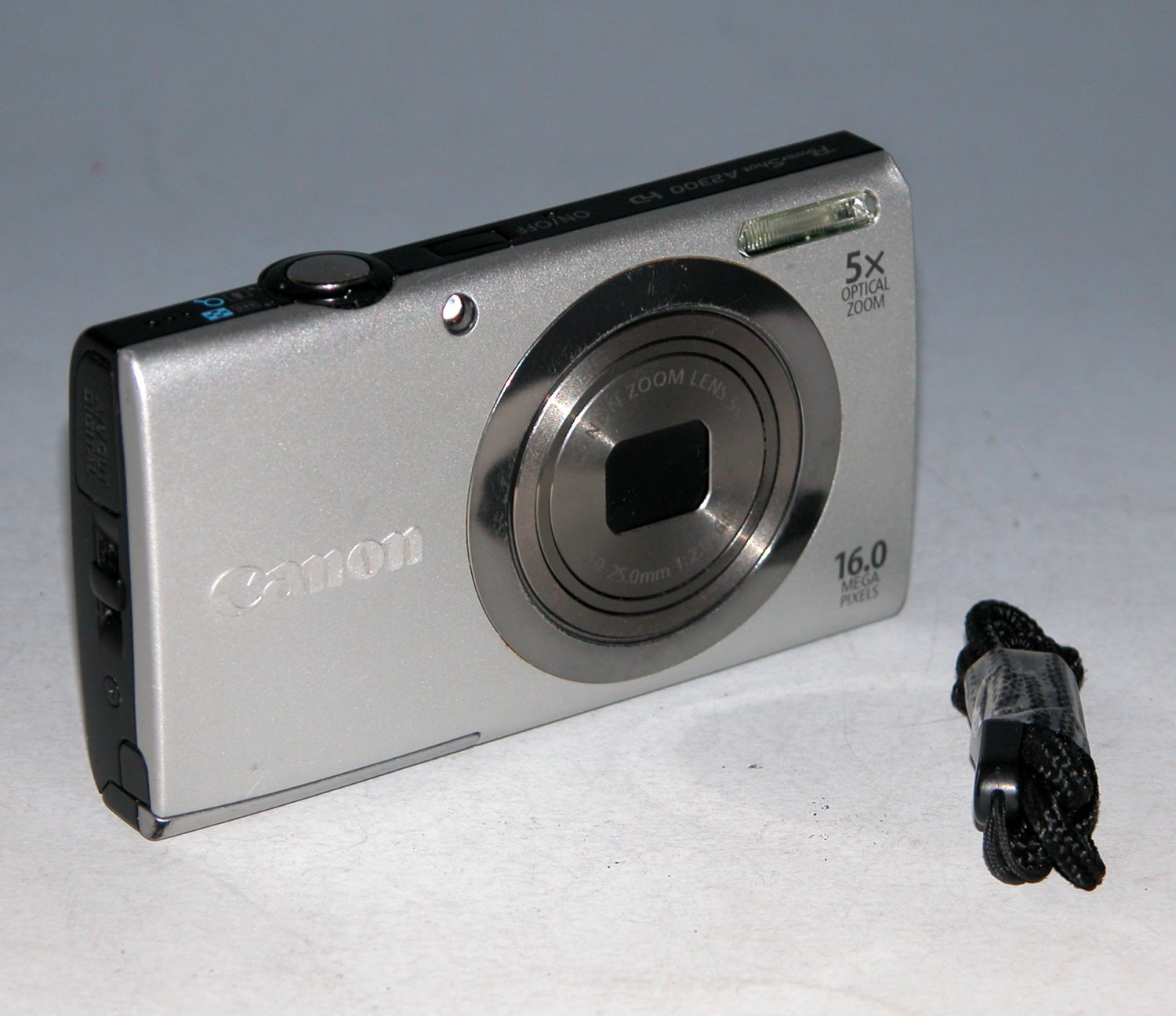 Canon PowerShot A2300 16.0MP Digital Camera - Silver #8542