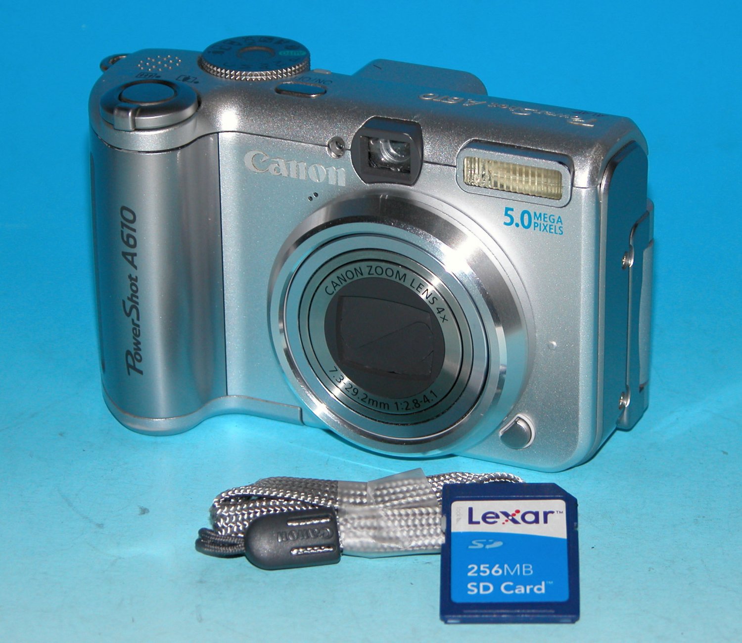 Canon PowerShot A610 5.0MP Digital Camera - Silver #3085