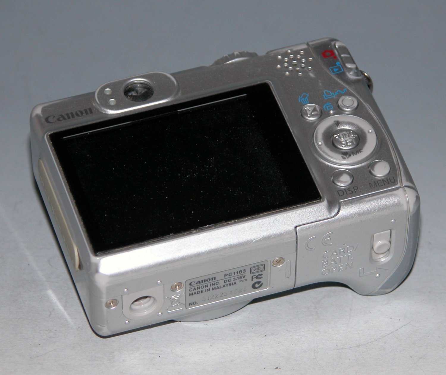 Canon PowerShot A540 6.0MP Digital Camera Silver 4686
