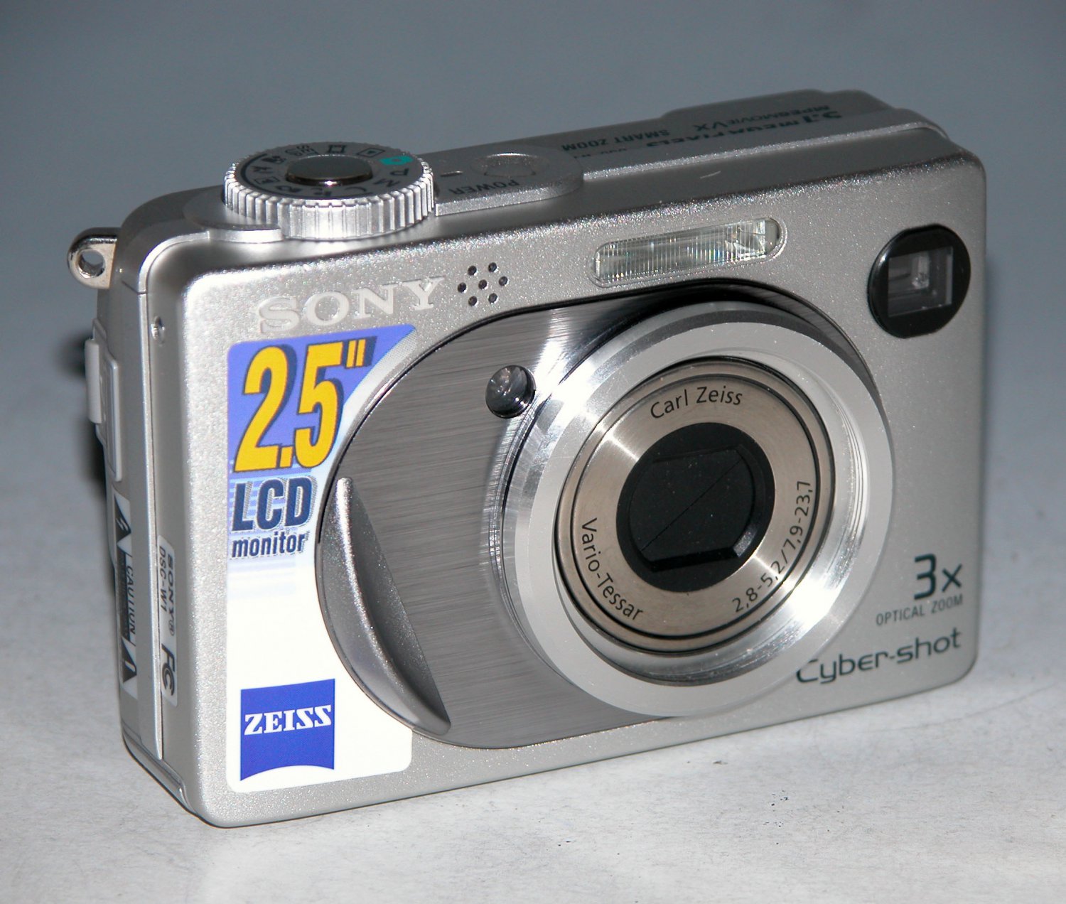 Sony Cyber-shot DSC-W1 5.1MP Digital Camera - Silver #8946