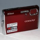 Nikon COOLPIX S51 8.1MP Digital Camera - Red #3799