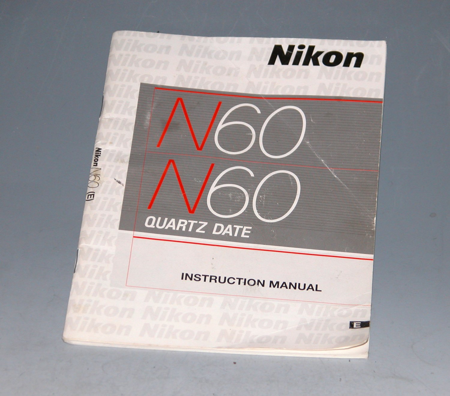 Nikon N60 Quartz Date 35mm Film Camera Instruction Manual (English)