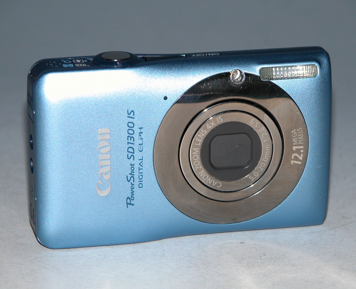 Canon PowerShot Digital ELPH SD1300IS 12.1MP Digital Camera - Blue #0467