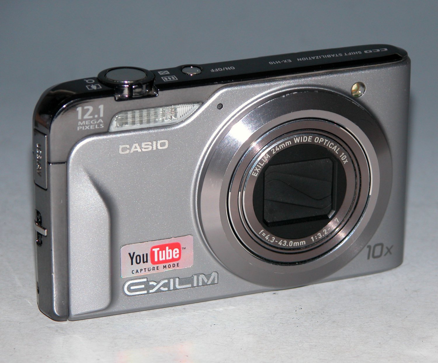 Casio Exilim EX-H10 12.1MP Digital Camera - Silver  #0445
