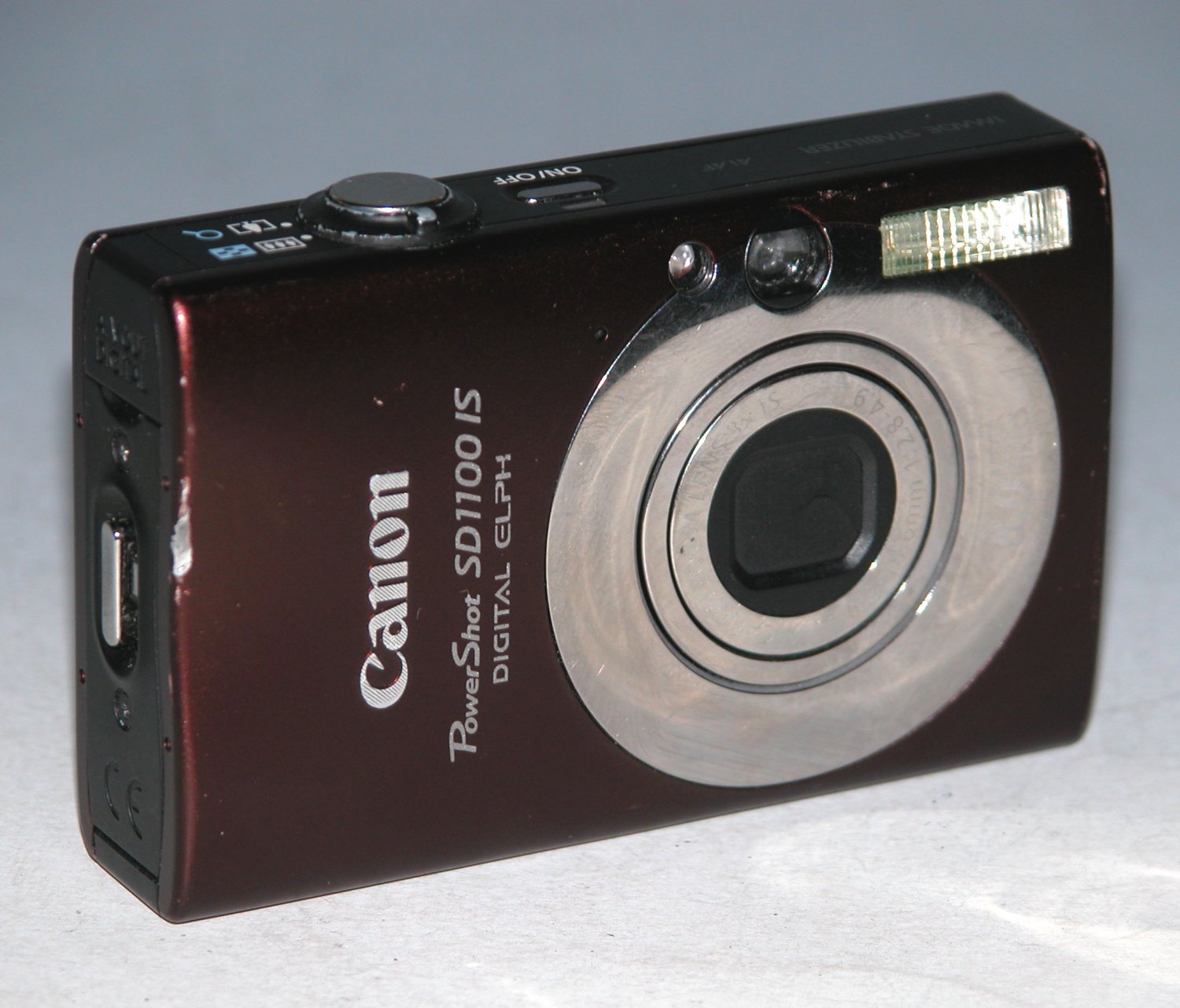 Canon PowerShot Digital ELPH SD1100IS 8MP Digital Camera Brown 6277