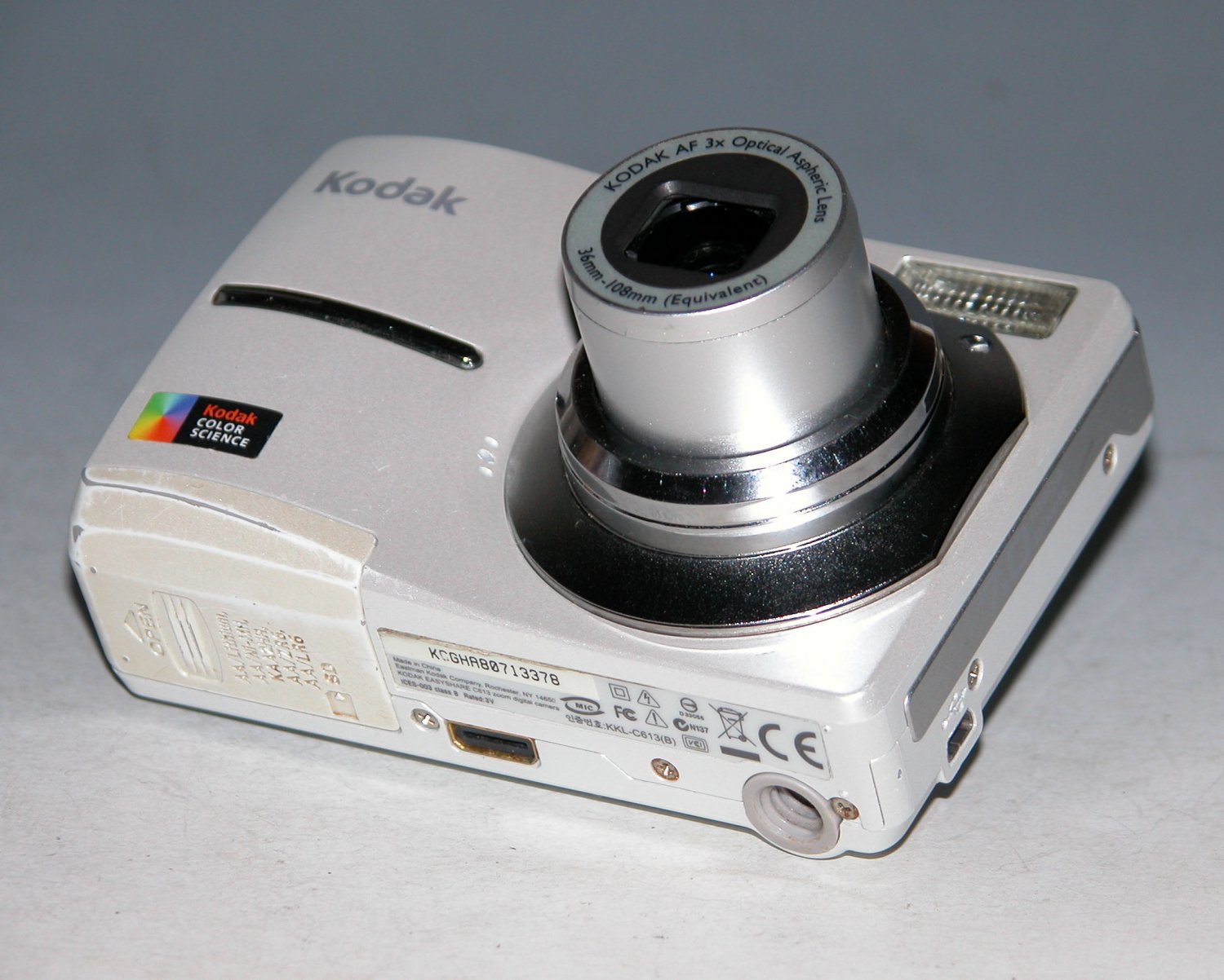 Kodak EasyShare C613 6.2MP Digital Camera - White #3378