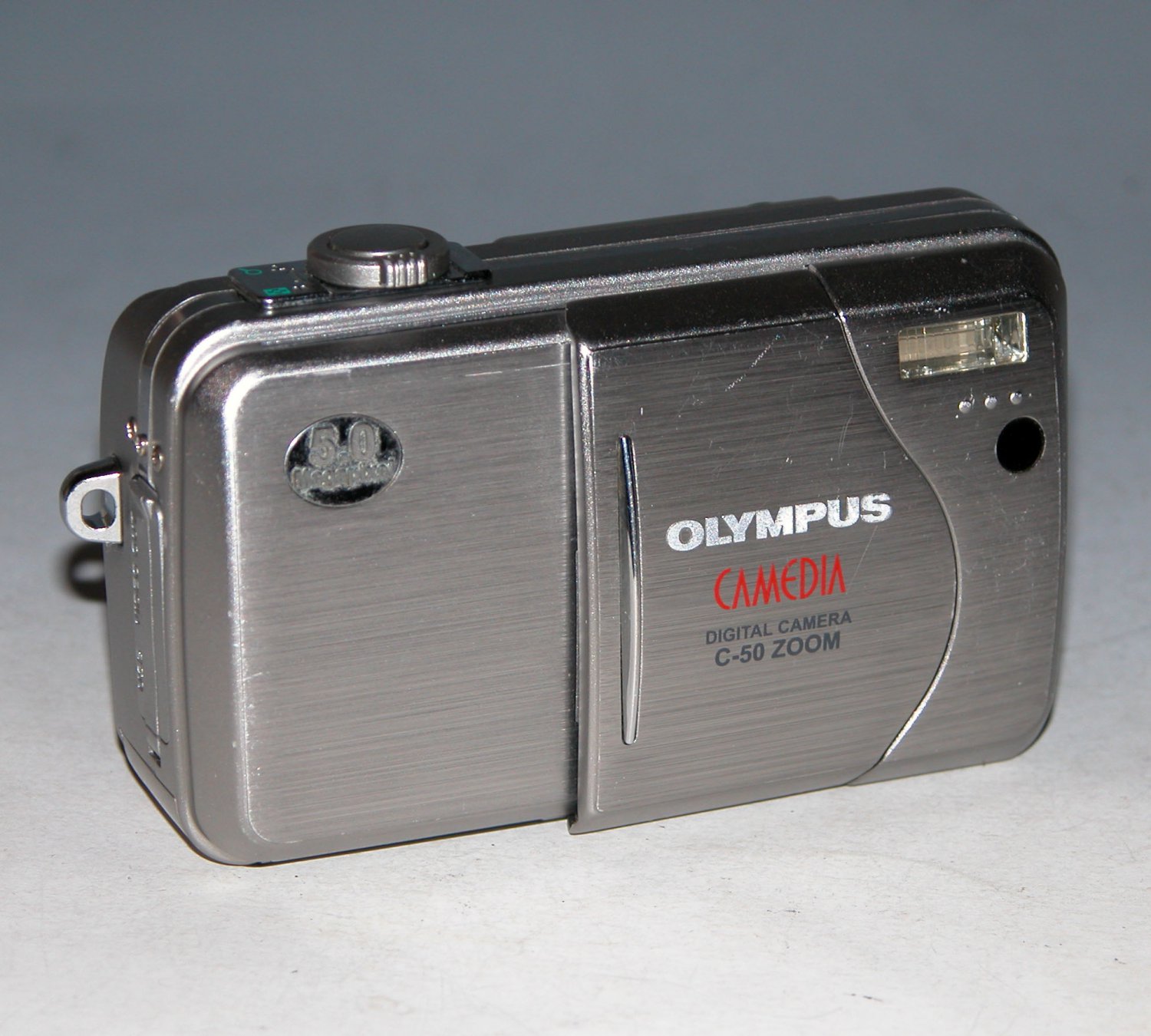 Olympus CAMEDIA C-50 Zoom 5.0MP Digital Camera - Silver #0413