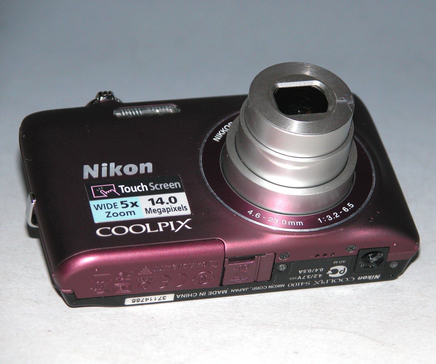 Nikon COOLPIX S4100 14.0MP Digital Camera Plum 4786