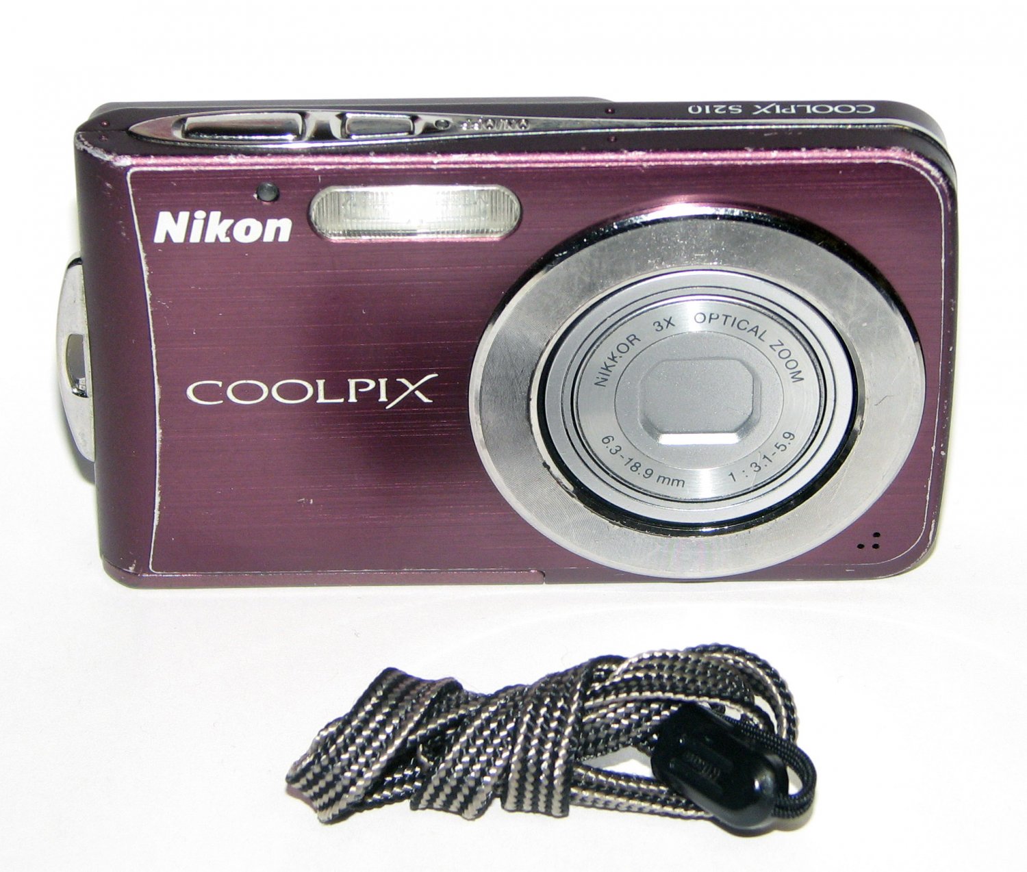 Nikon COOLPIX S210 8.0MP Digital Camera - Plum #0353