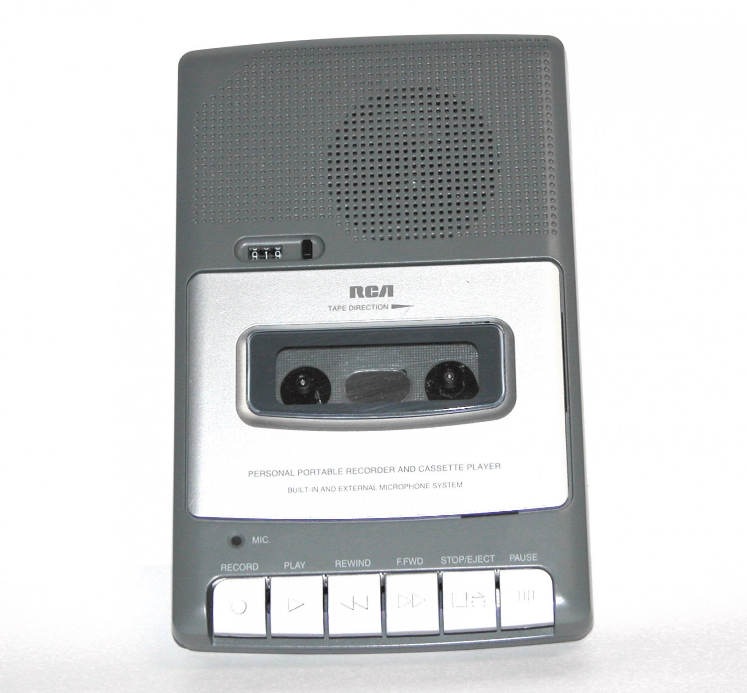 RCA RP3503 Analog Voice Recorder Portable Cassette Player