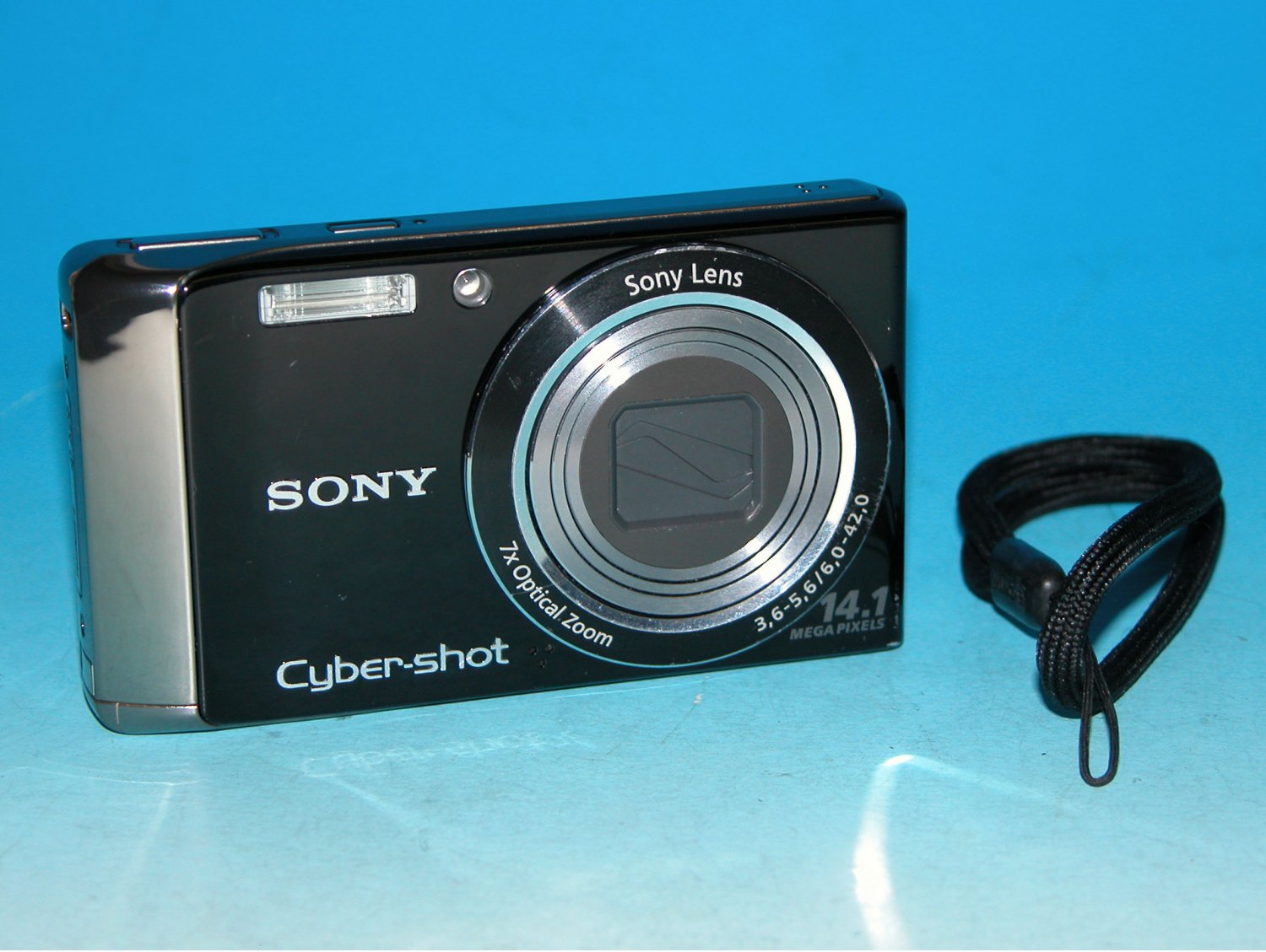 Sony Cybershot DSCW370 14.1MP Digital Camera Black 3435