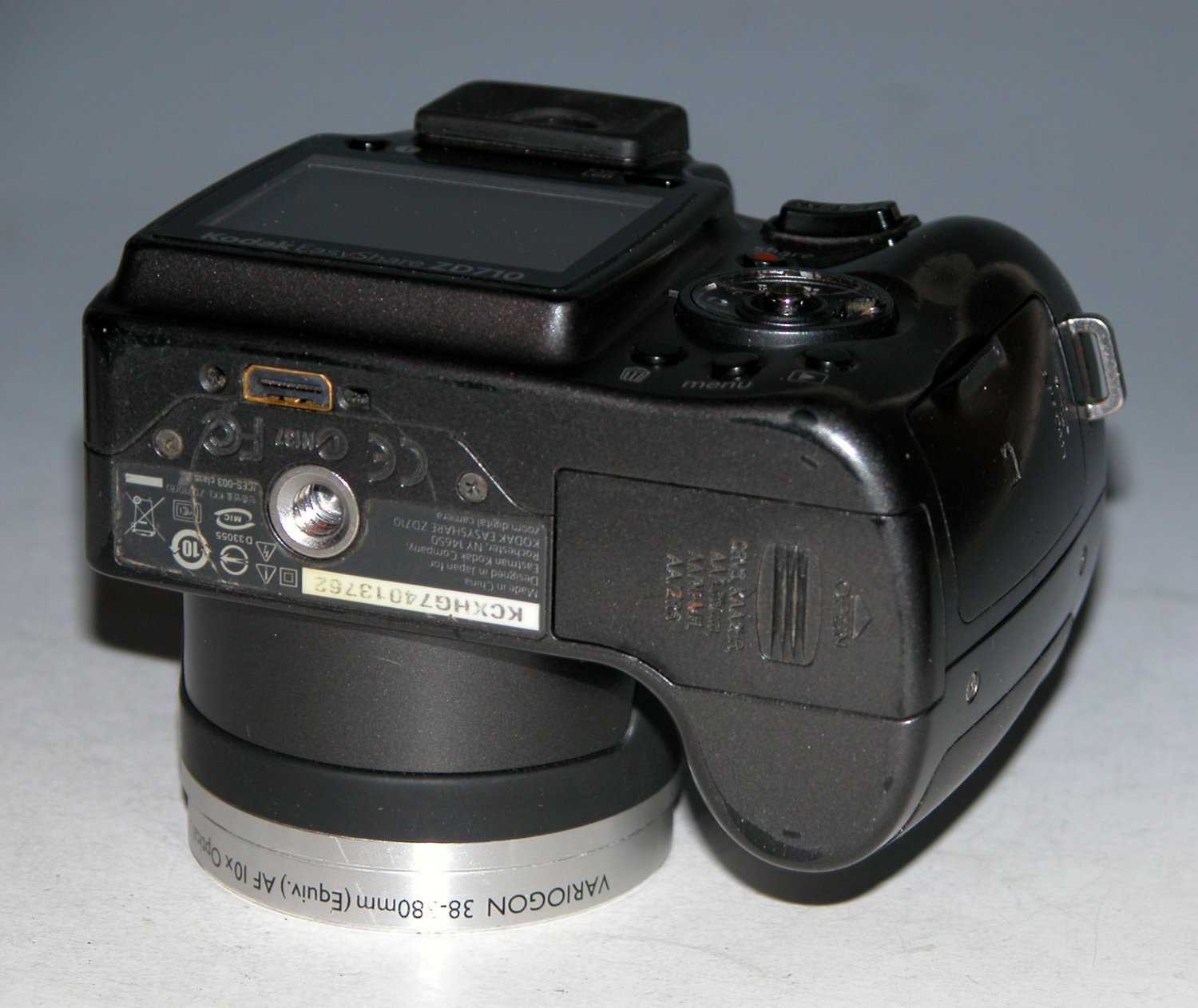 Kodak EasyShare ZD710 7.1MP Digital Camera Black 3762