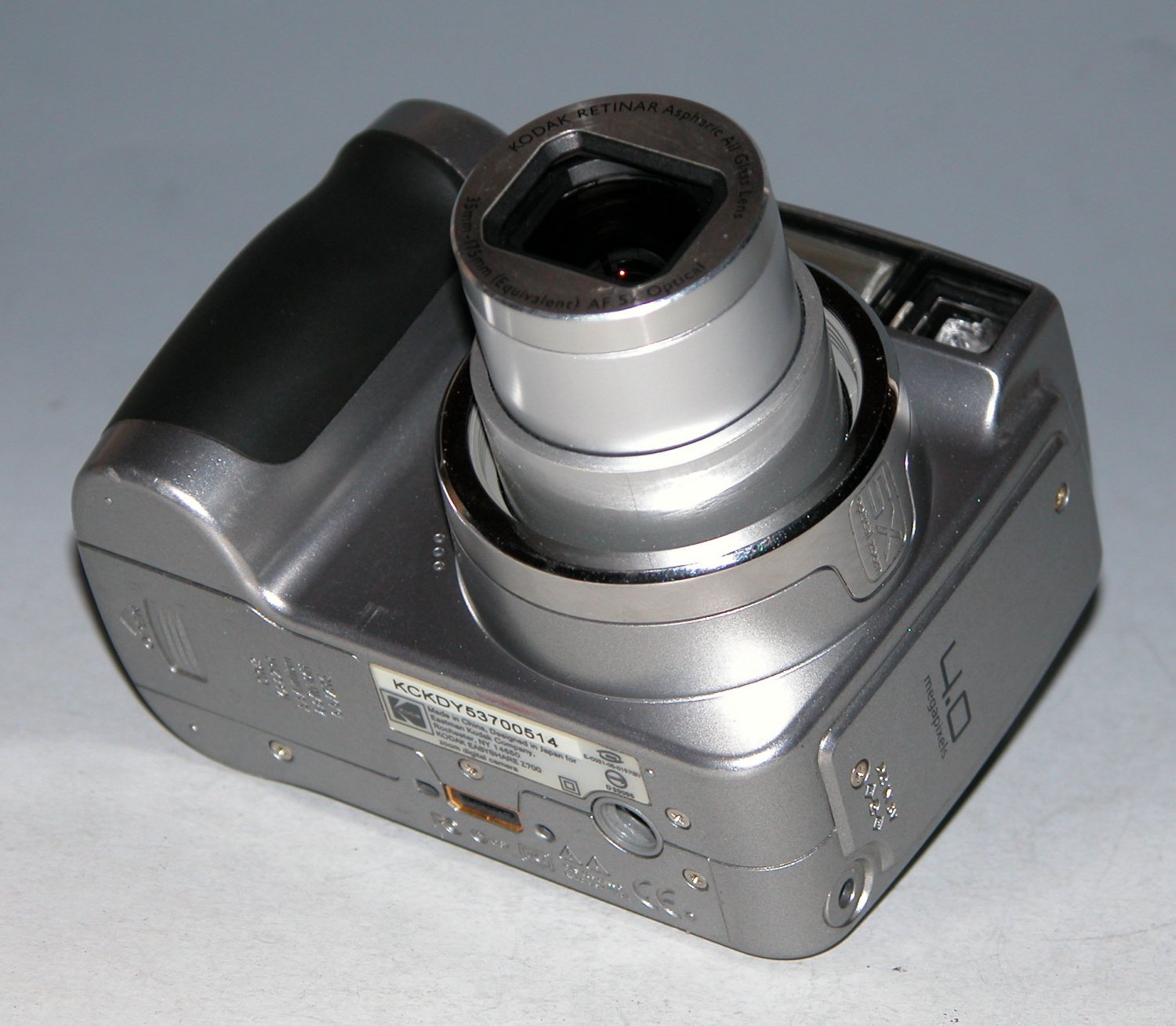 Kodak EasyShare Z700 4.0MP Digital Camera Silver 0514