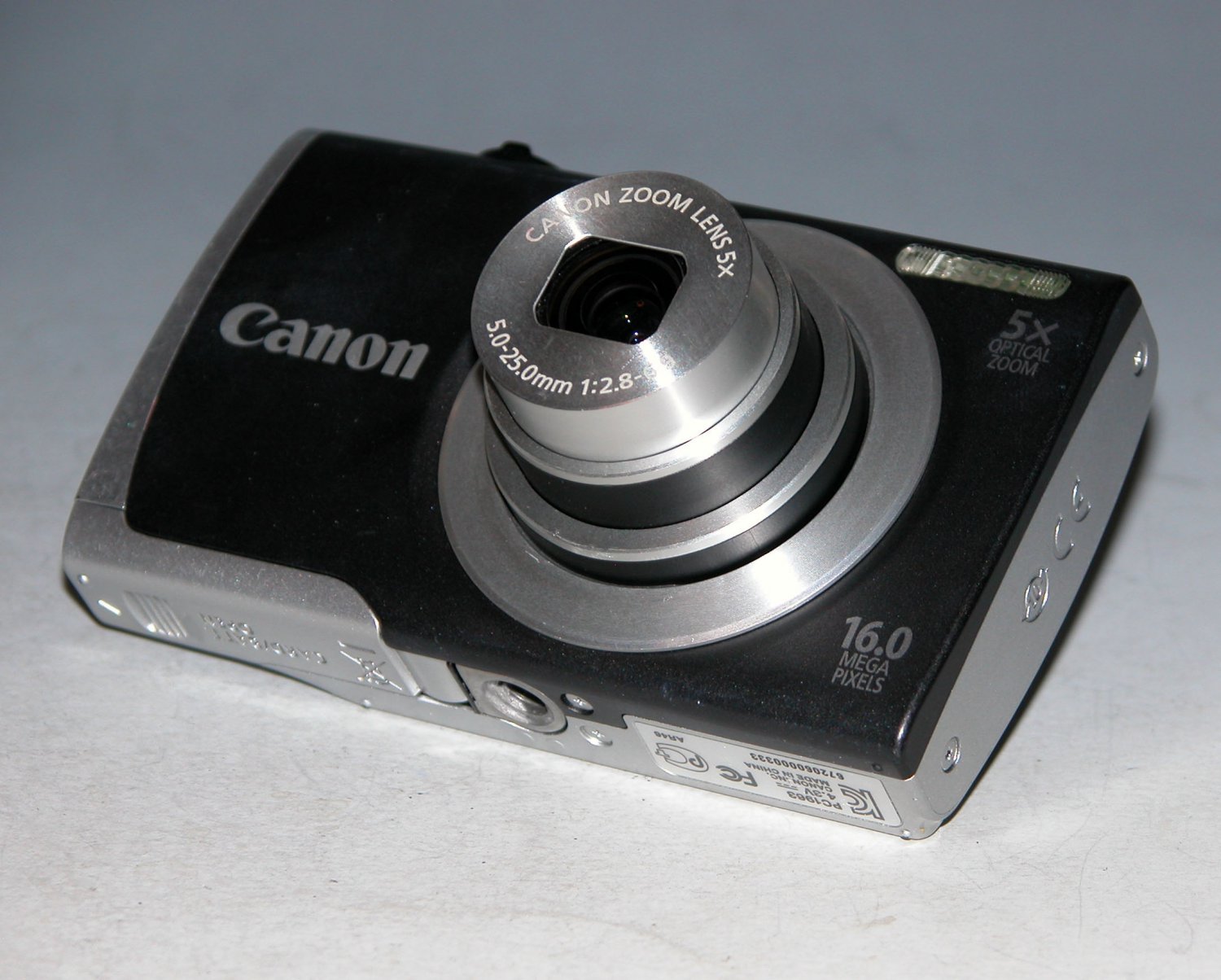 Canon PowerShot A2500 16.0MP Digital Camera - Black #0333