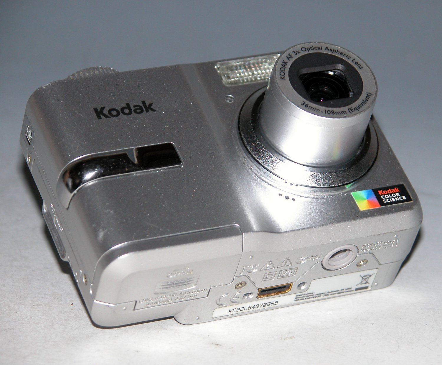Kodak EasyShare C633 6.1MP Digital Camera Silver 0569