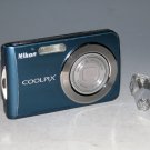 Nikon COOLPIX S210 8.0MP Digital Camera - Cool Blue #8024