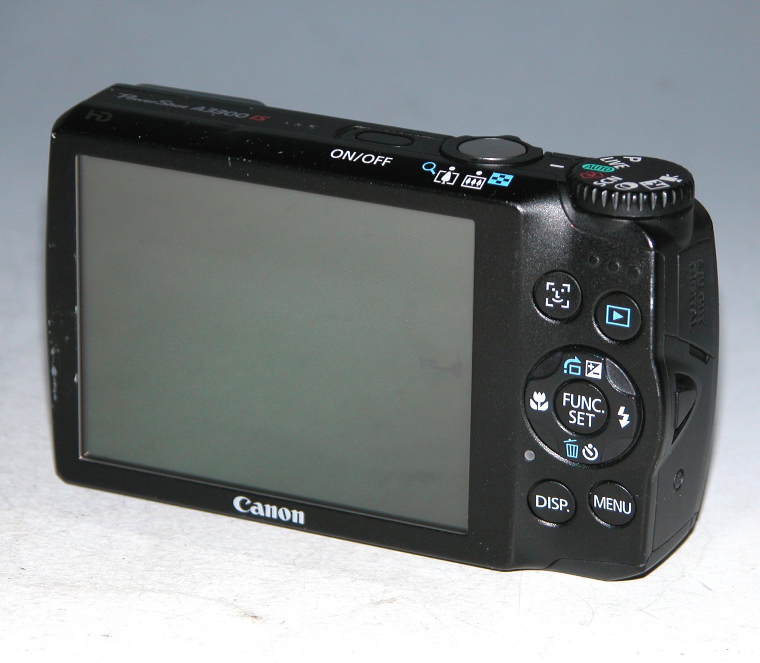 Canon PowerShot A3300 IS 16.0MP Digital Camera - Black #5331