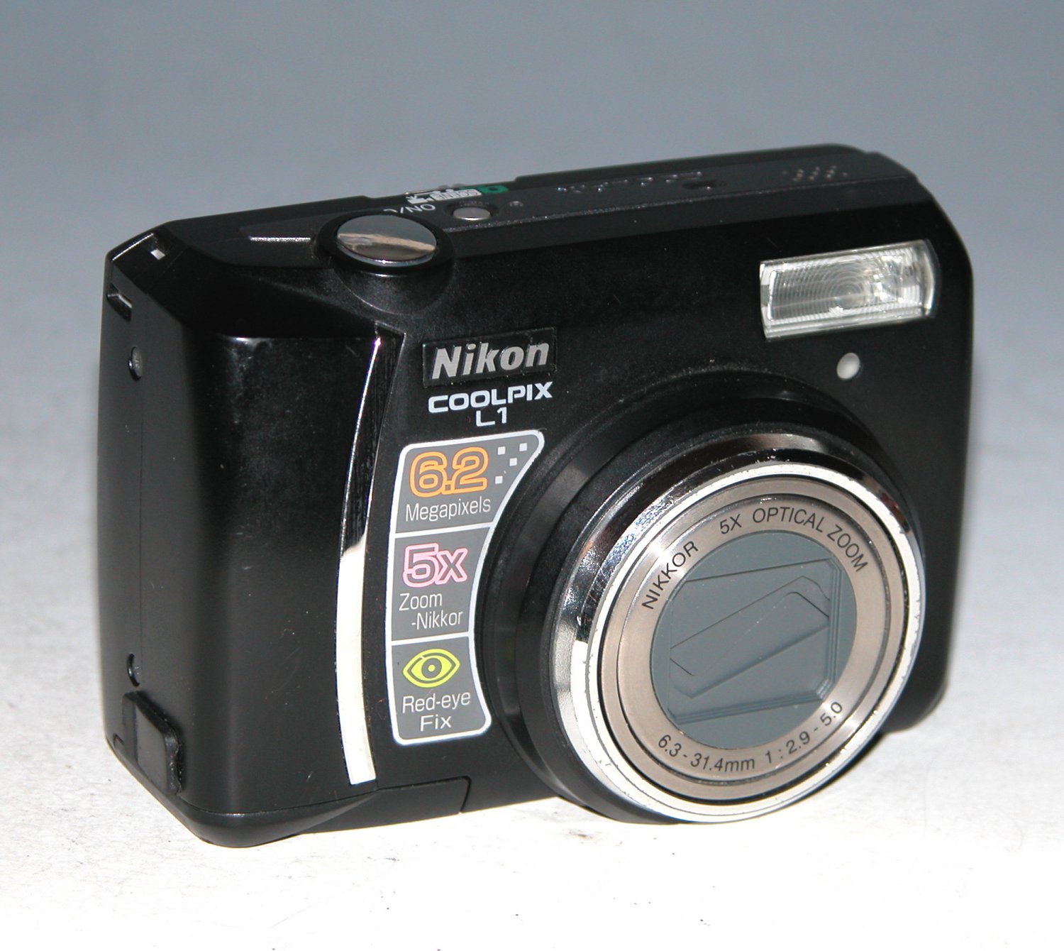 Nikon COOLPIX L1 6.2MP Digital Camera - Black #8153