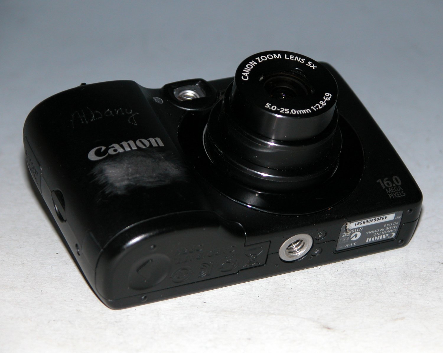 Canon PowerShot A1300 16.0MP Digital Camera Black 5591