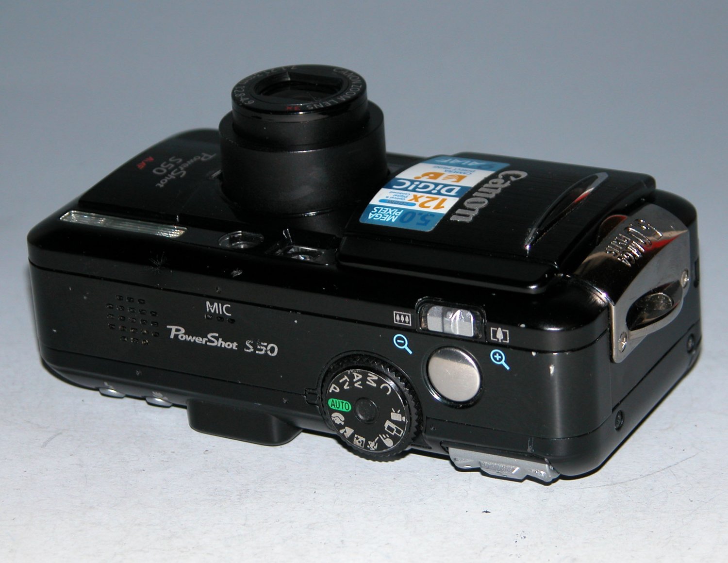 Canon PowerShot S50 5.0MP Digital Camera Black 0294