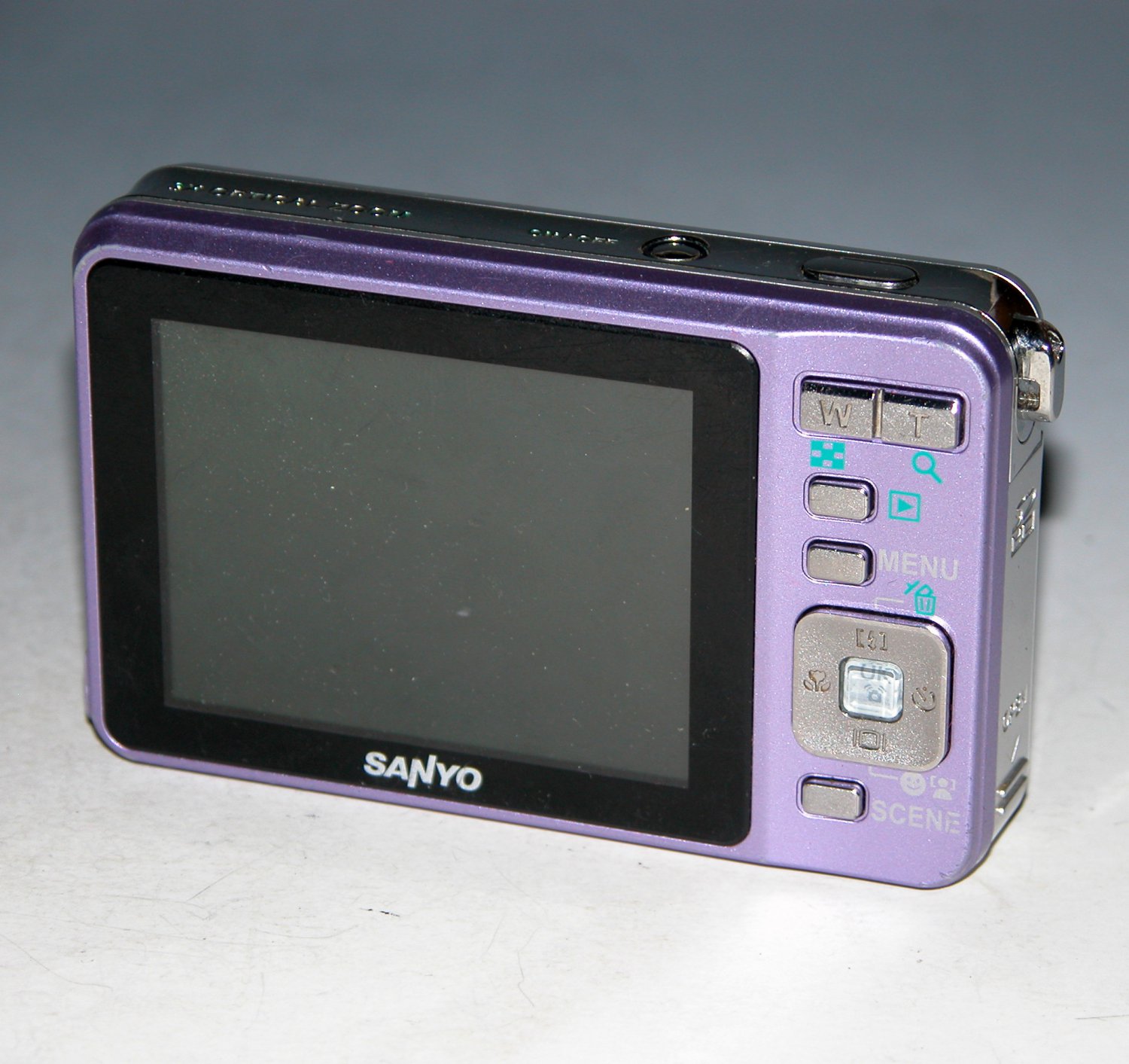 Sanyo VPC E1075 10.0MP Digital Camera Purple NS
