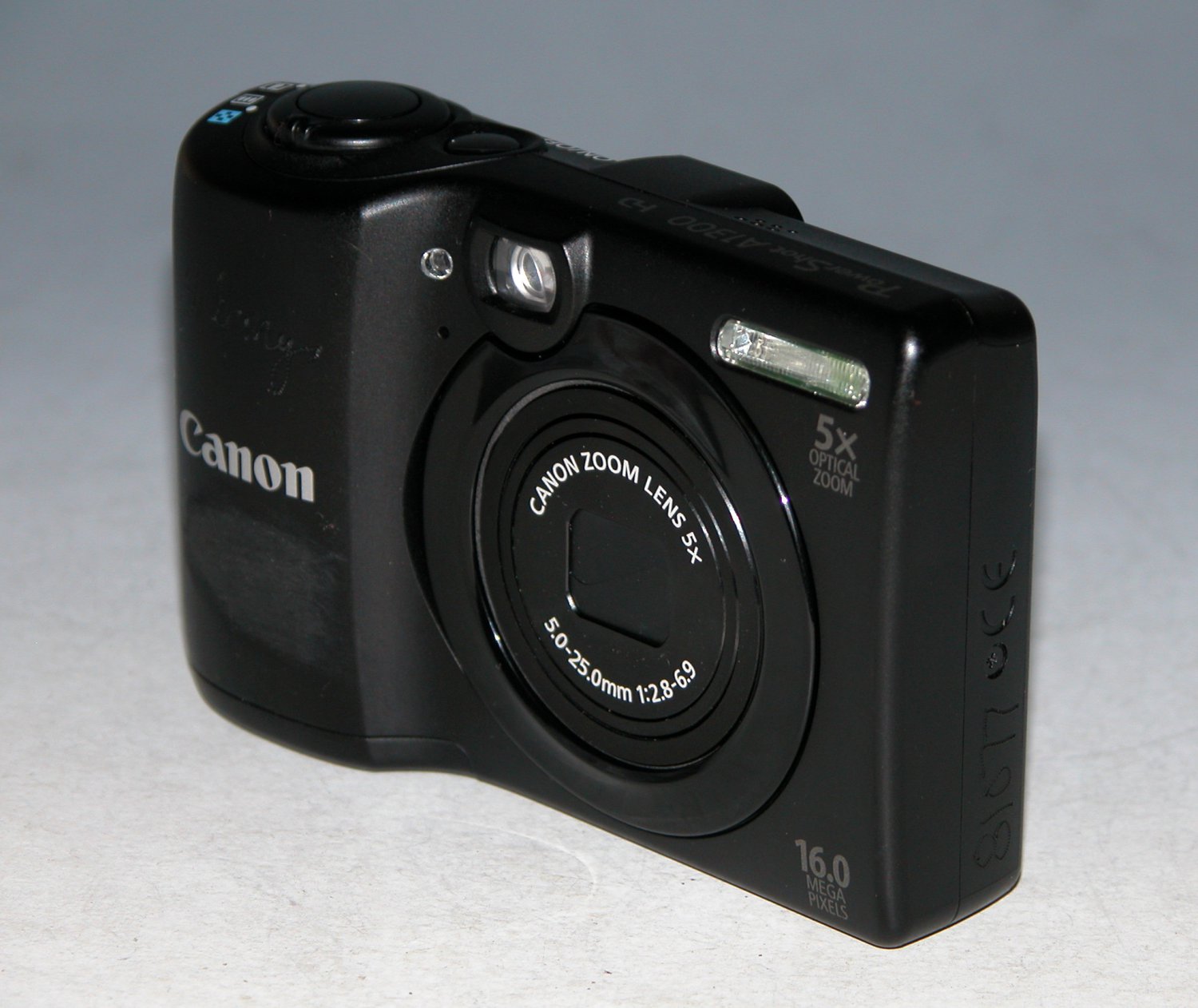 Canon PowerShot A1300 16.0MP Digital Camera Black 5249