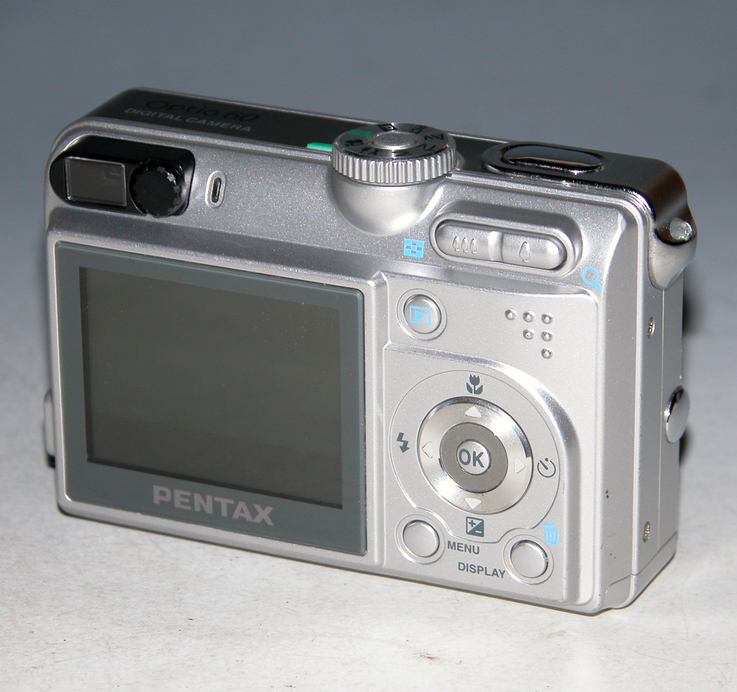 Pentax Optio 60 6.0MP Digital Camera - Silver #4842