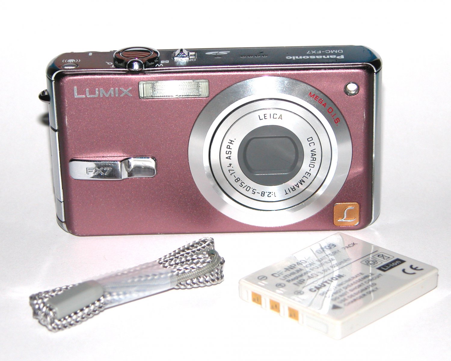 Panasonic LUMIX DMC-FX7 5.0MP Digital Camera - Purple #5547