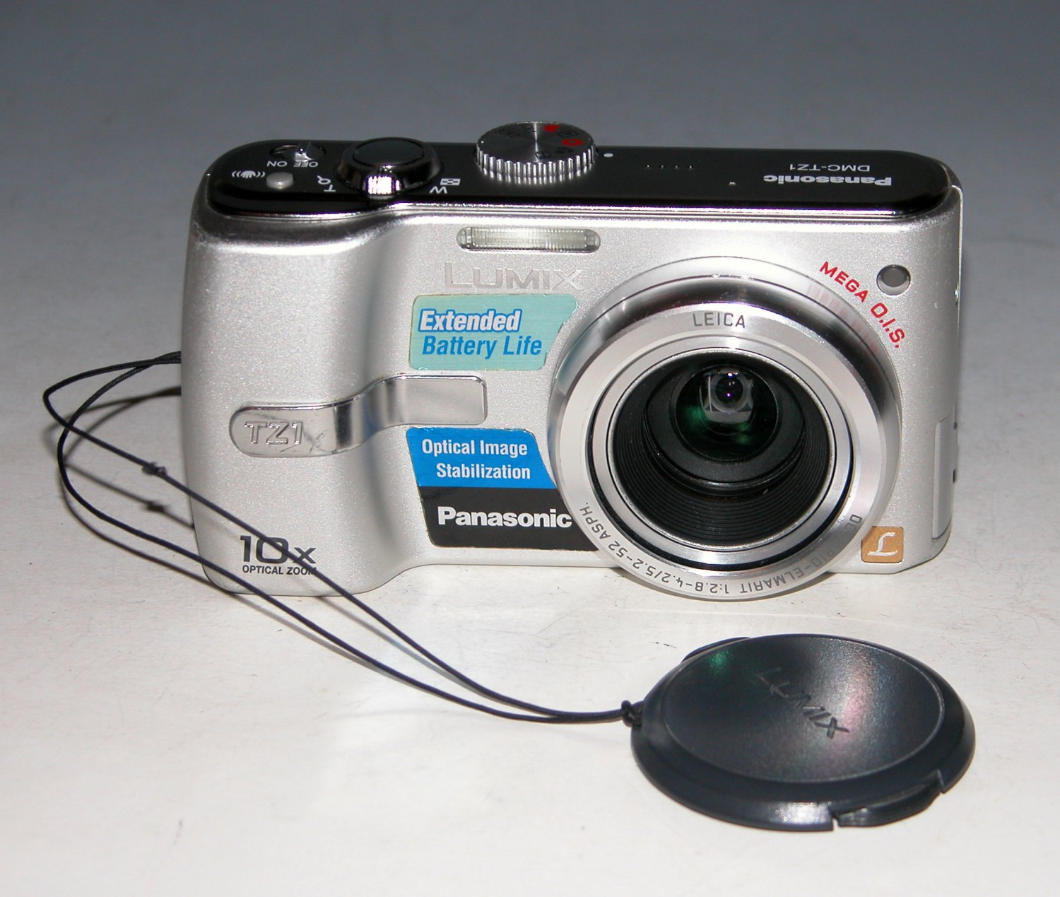 Panasonic LUMIX DMC-TZ1 5.0MP Digital Camera - Silver #NS