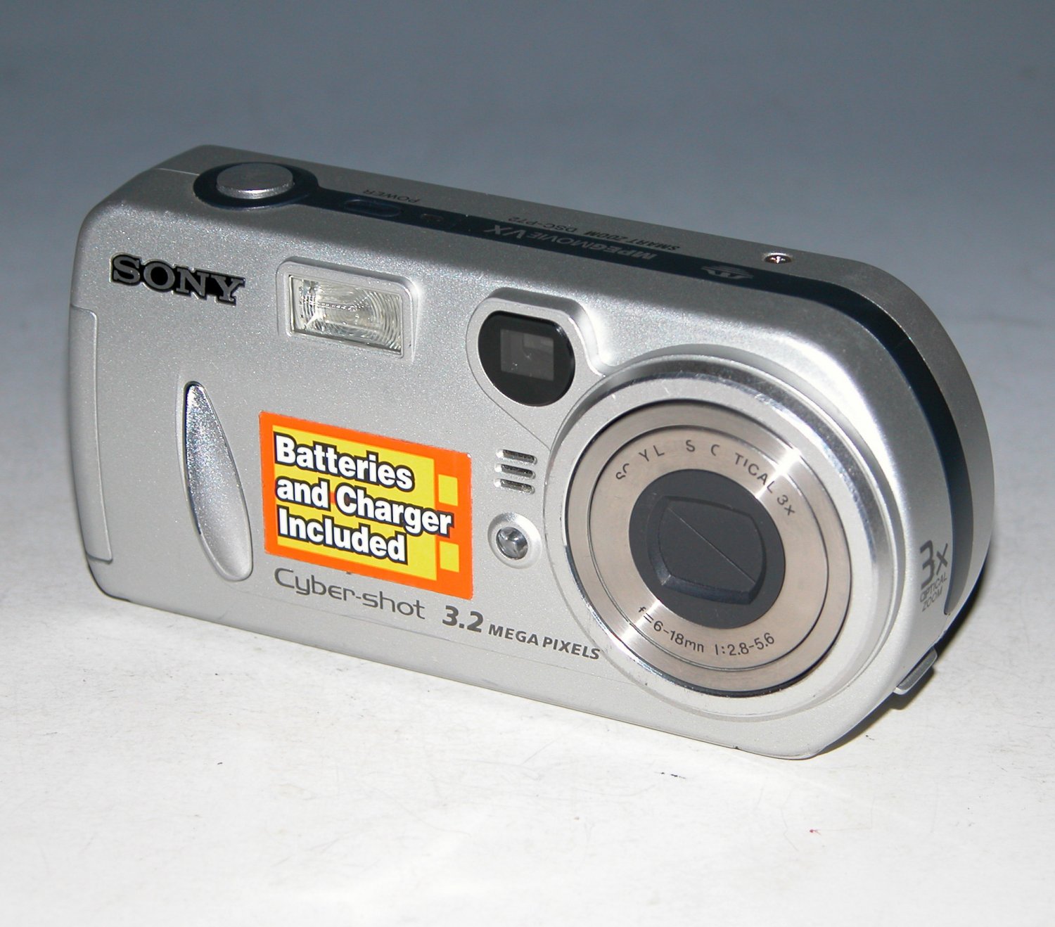 Sony Cybershot DSCP72 3.2MP Digital Camera 6154
