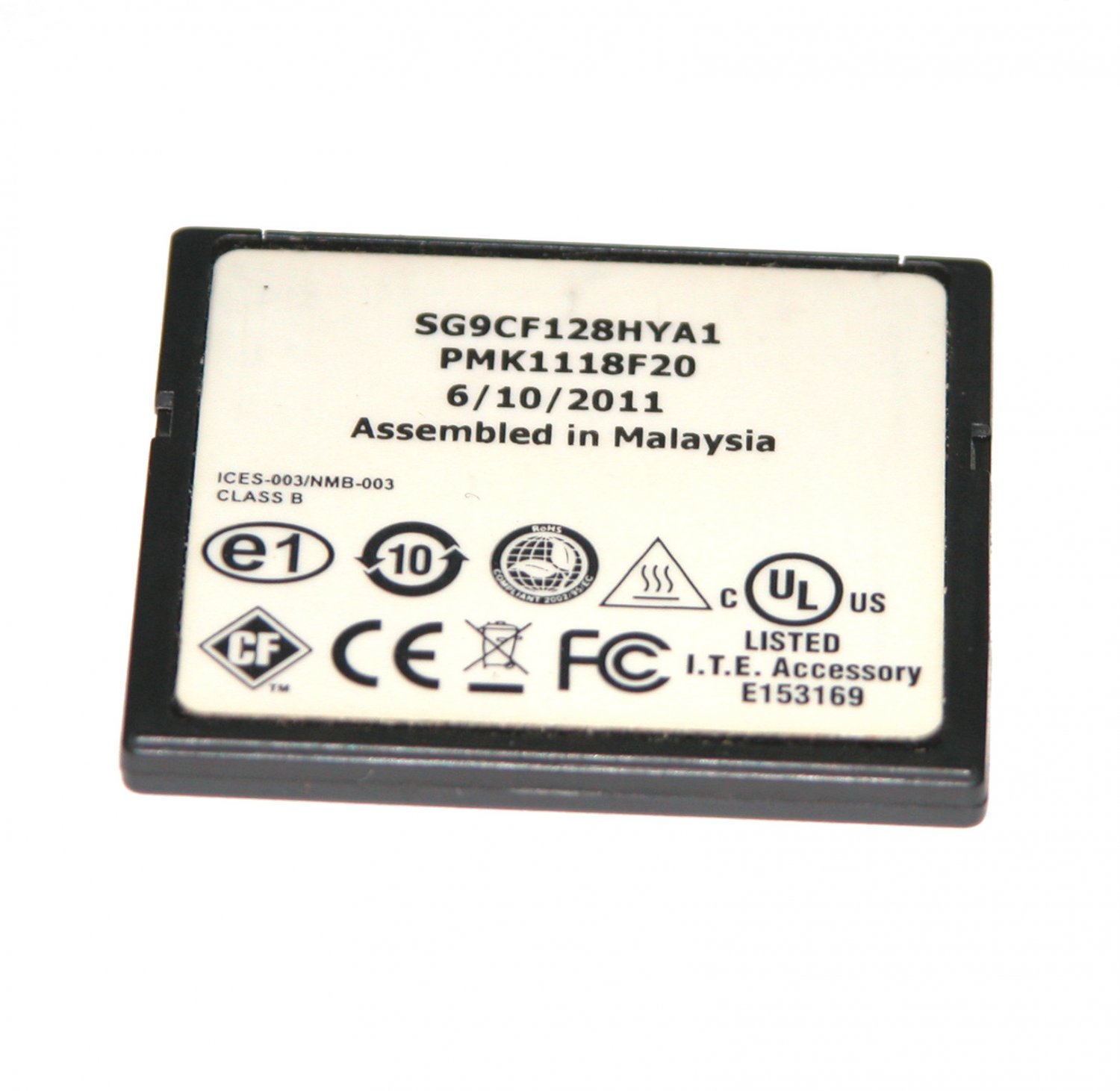 Smart Modular Technologies 128MB Compact Flash CF Card