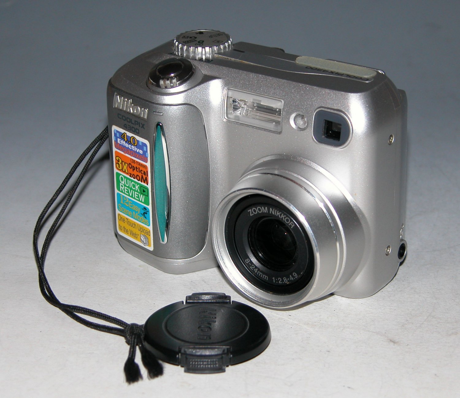 Nikon COOLPIX 4300 4.0MP Digital Camera - Silver #6965