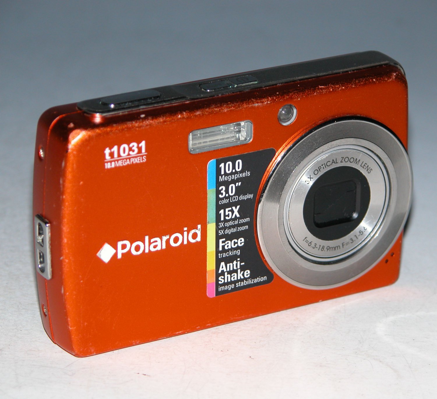 Polaroid t1031 10.0MP Digital Camera - Orange