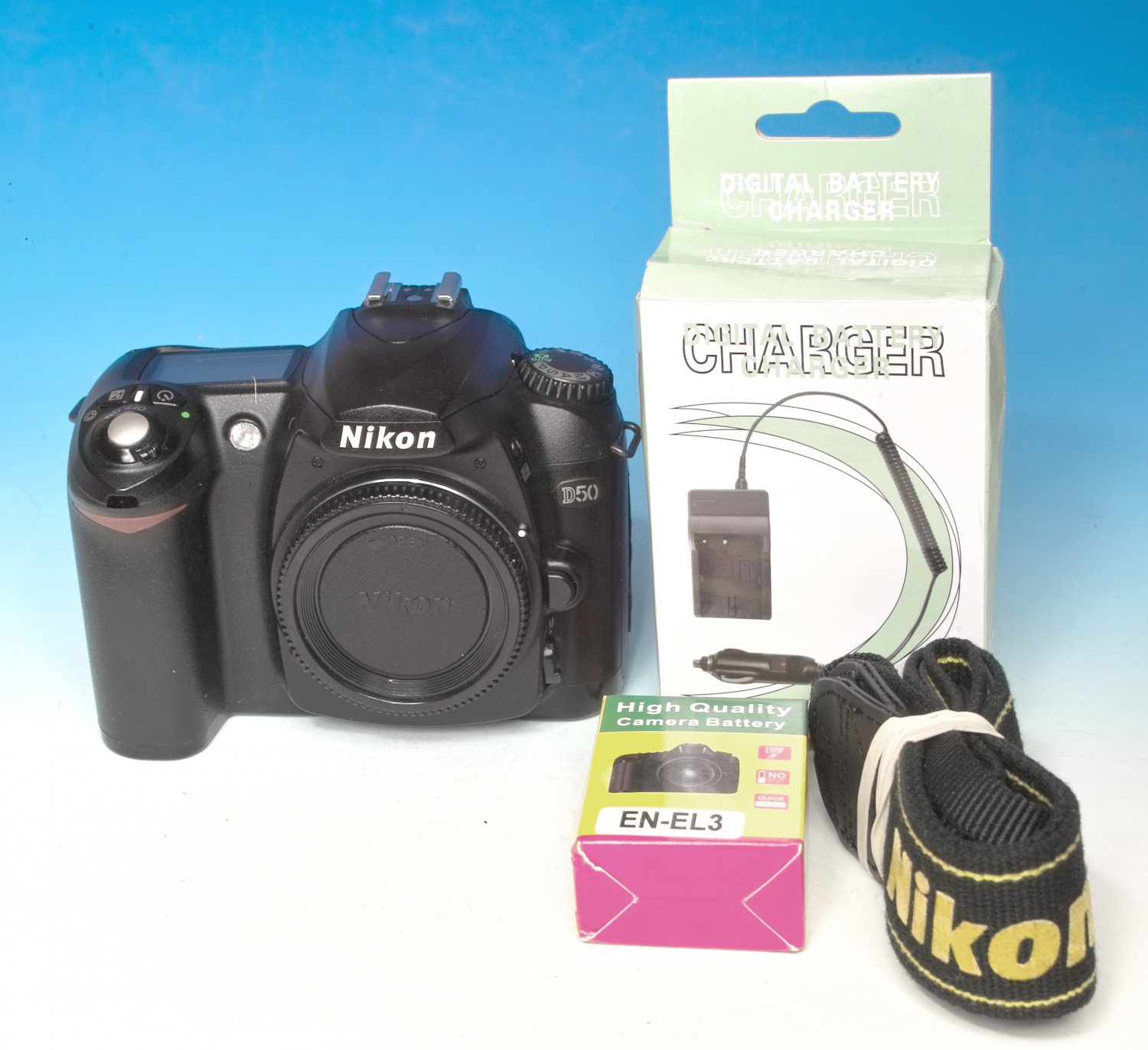 Nikon D50 6.1 MP Digital SLR Camera(Body Only) #0591 ** Only 7695 Clicks **