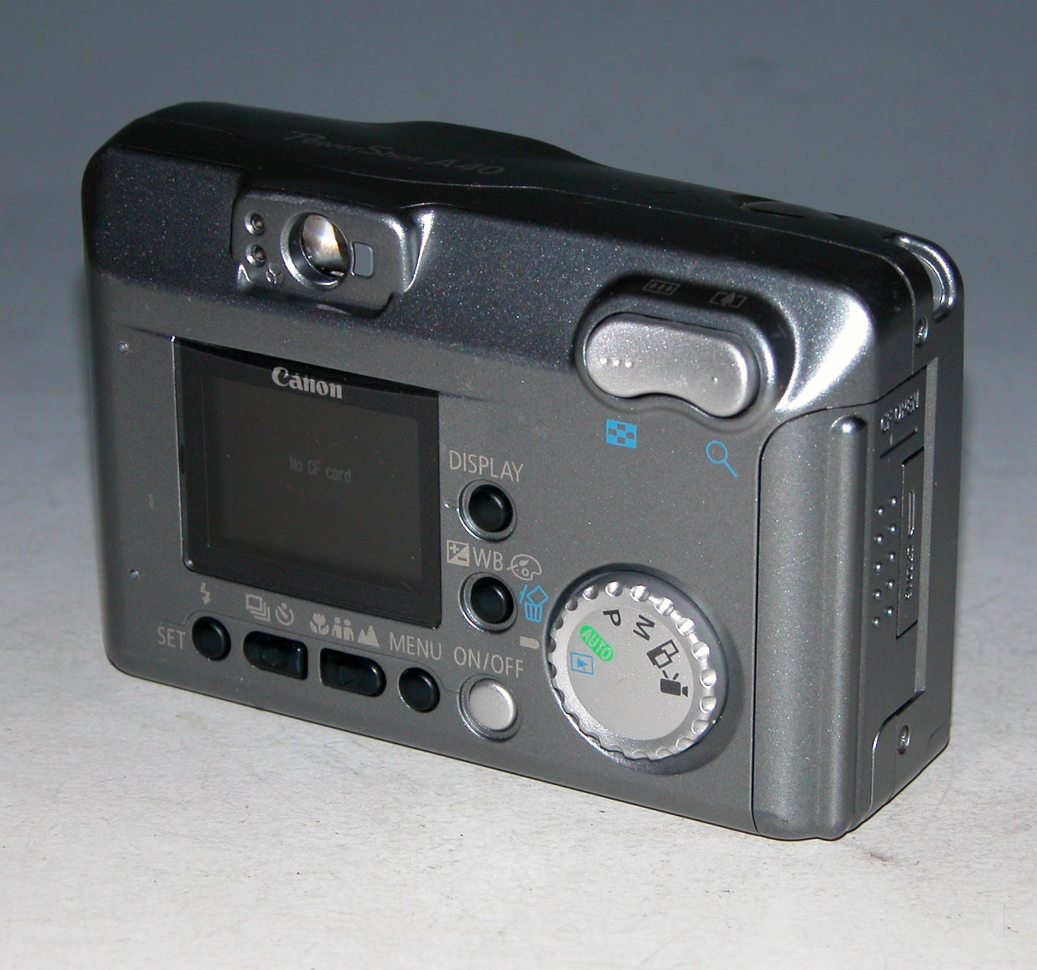 Canon PowerShot A40 2.0MP Digital Camera Silver 6440