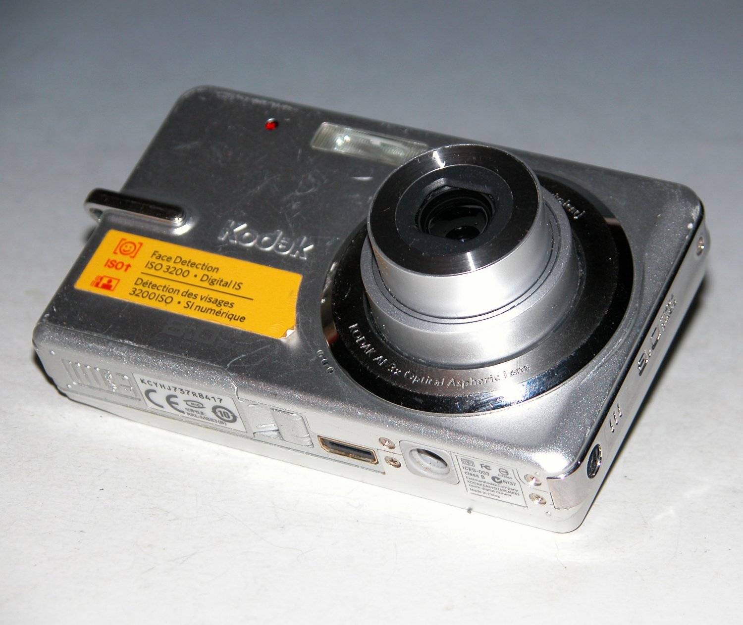 Kodak EasyShare M883 8.0MP Digital Camera - Silver #8417